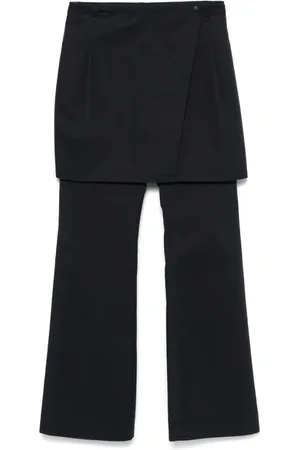 Low Classic Broeken, Dames, Blauw, S, Middernachtblauwe Klassieke Broek met Rits