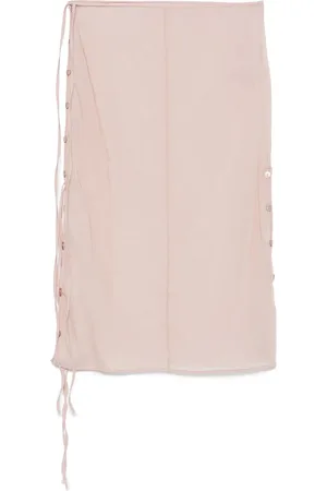 Low Classic Rokken, Dames, Roze, M, Lichtroze Zijstrik Rok