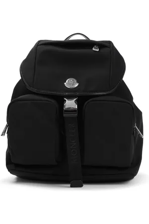 Moncler Tassen, Dames, Zwart, ONE Size, Polyester, Zwarte Bucket Bag & Rugzak