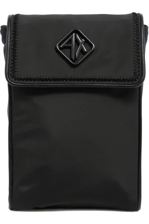 Armani Exchange Tassen, Heren, Blauw, ONE Size, Crossbody tas met verstelbare schouderband