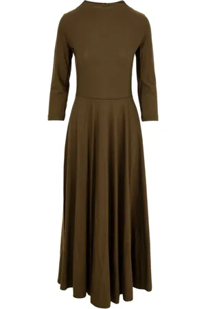 Aspesi Kleedjes, Dames, Groen, S, Maxi-jurk