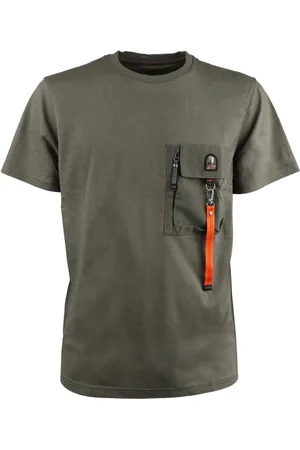 Parajumpers Tops, Heren, Groen, M, Katoen, T-Shirt