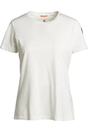 Parajumpers Tops, Dames, Wit, XL, Katoen, Off Basic T-shirt