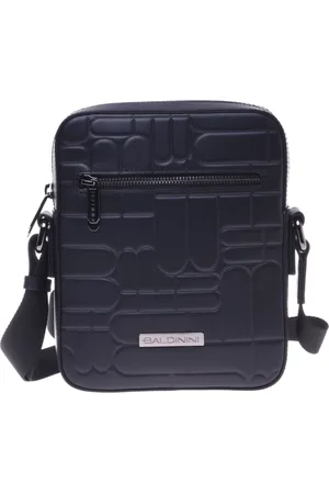 BALDININI Tassen, Heren, Zwart, ONE Size, Leer, Crossbodytas