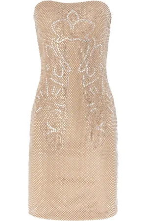 GENNY Kleedjes, Dames, , S, Polyester, Elegante Naakte Jurk voor Vrouwen