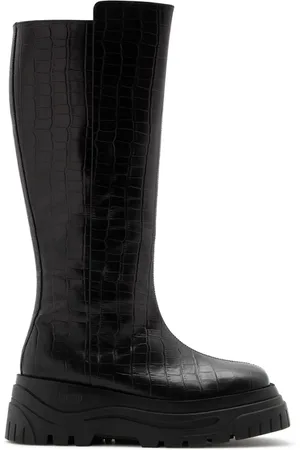 Axel Arigato Schoenen, Dames, Zwart, 38 EU, Leer, Blyde High Boot Croc