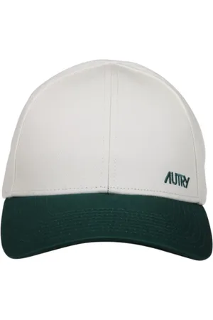 Autry Accessoires, Heren, Wit, ONE Size, Katoen, Cream Groene Cap