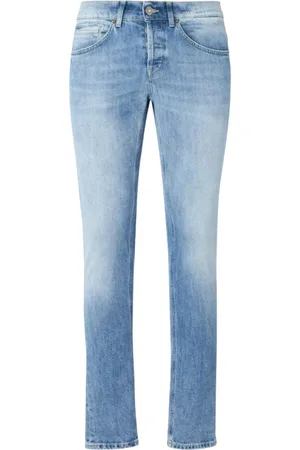 Dondup Jeans, Heren, Blauw, W30, Blauwe Stijlvolle Broek