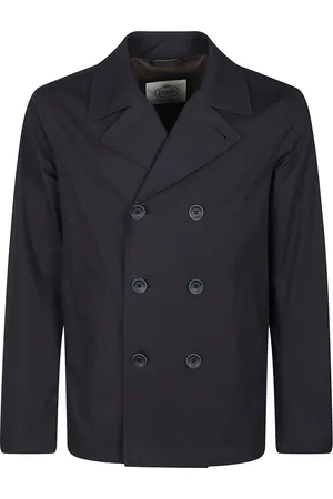 HERNO Jassen, Heren, Blauw, M, Klassieke Peacoat voor Mannen