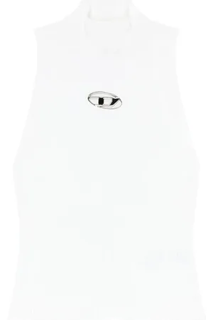 Diesel Tops, Dames, Wit, XS, Denim, Stijlvolle Denim Jeans voor Mannen