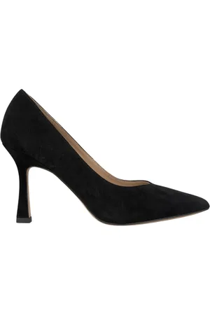 Alma en Pena Schoenen, Dames, Zwart, 36 EU, Leer, Stiletto Hakken Schoen