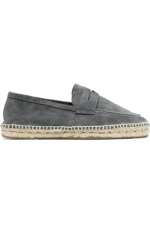 MANEBI Schoenen, Heren, Grijs, 41 EU, Grijze Platte Schoenen