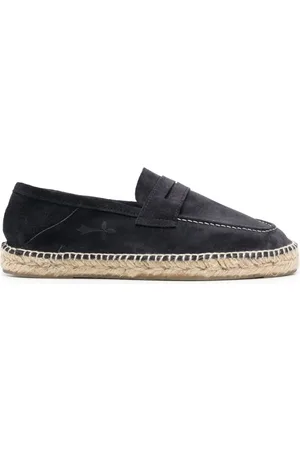 MANEBI Schoenen, Heren, Blauw, 41 EU, Blauwe Platte Schoenen