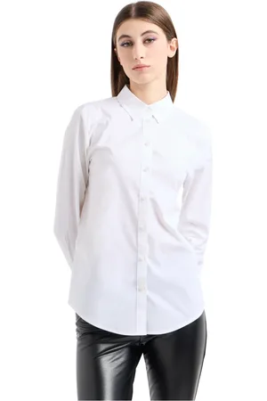 Armani Exchange Blouses & Shirts, Dames, Wit, L, Katoen, Sport Blouse