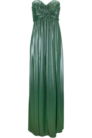ANIYE BY Kleedjes, Dames, Groen, S, Polyester, Jurkje met hartvormige details en rits