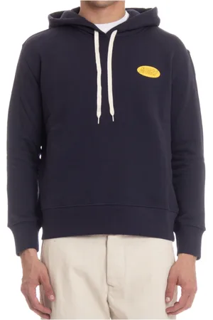 Autry Sweatshirts & Hoodies, Heren, Blauw, M, Katoen, Blauwe Katoenen Logo Sweater