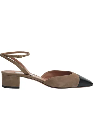 Aquazzura Schoenen, Dames, Bruin, 37 EU, Leer, Pumps French Flirt 35