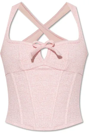 MISBHV Tops, Dames, Roze, M, Tweed, Tweed Top