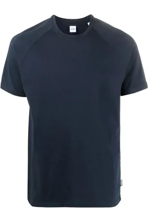 Aspesi Tops, Heren, Blauw, L, Katoen, Basic T-Shirt