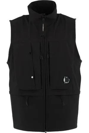 C.P. Company Jassen, Heren, Zwart, M, Zwarte Jassen voor Mannen