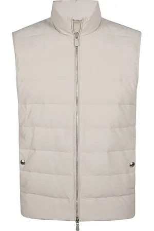 ELEVENTY Jassen, Heren, , 3Xl, Katoen, Gewatteerde Katoenen Staande Kraag Vest