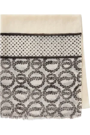 BUSNEL Accessoires, Dames, , ONE Size, Wol, Linnea Bedrukte Sjaal