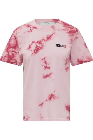 IRO Tops, Dames, Roze, S, Geborduurd Logo Crewneck T-shirt