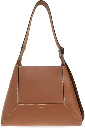 Jimmy Choo Tassen, Dames, Bruin, ONE Size, Leer, Schoudertas Diamond Medium