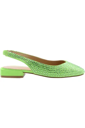Alma en Pena Schoenen, Dames, Groen, 37 EU, Terschelling Ballerina`s