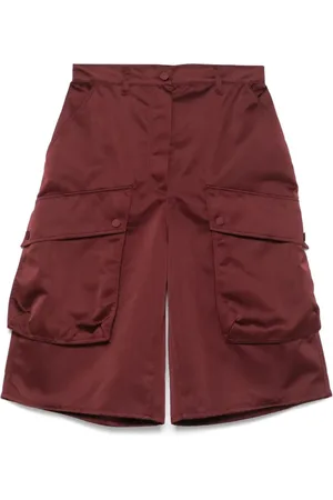 Nº21 Korte broeken, Dames, Bruin, XL, Stijlvolle Bermuda Shorts