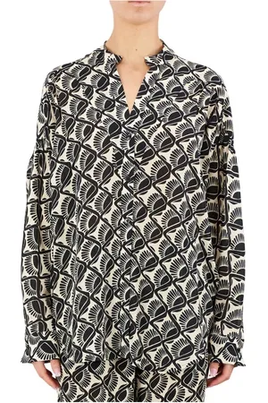 SEVENTY BY SERGIO TEGON Blouses & Shirts, Dames, Veelkleurig, S, Gedrukt Casual Overhemd