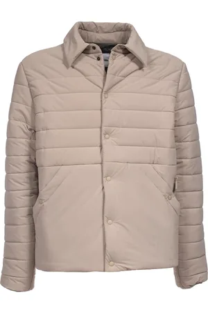 Aspesi Jassen, Heren, , M, Zwarte Puffer Jas Klassieke Kraag