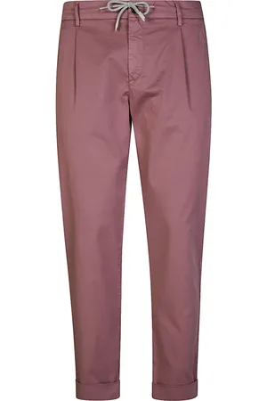 ELEVENTY Broeken, Heren, Paars, W38, Katoen, Katoenen Jogger Broek