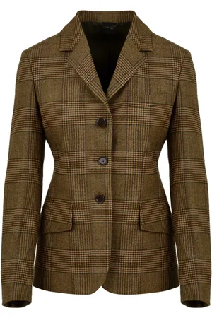 Aspesi Jassen, Dames, Geel, S, Tessuto Loro Piano Blazer