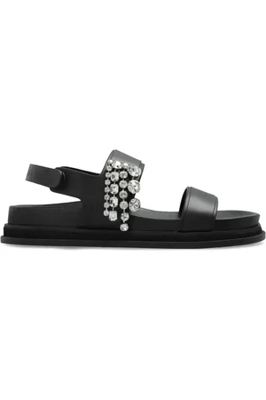 Jimmy Choo Schoenen, Dames, Zwart, 38 EU, Leer, Sandaal Verity