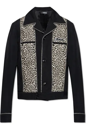 AMIRI Jassen, Heren, Zwart, M, Jack met logo