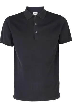 Aspesi Tops, Heren, Blauw, S, Katoen, Polo Shirt