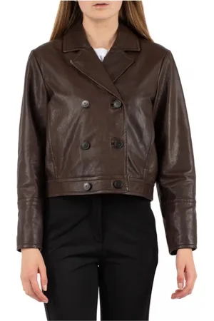 Max Mara Jassen, Dames, Bruin, L, Jas
