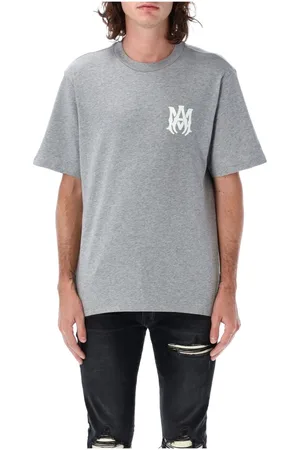 AMIRI Tops, Heren, Grijs, M, Katoen, Core Logo T-shirt