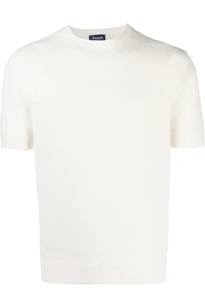 DRUMOHR Tops, Heren, Wit, 2Xl, Witte T-shirts en Polos