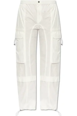 AllSaints Broeken, Dames, Wit, S, Katoen, Barbara Cargo Broek