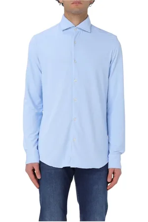 Paul & Shark Overhemden, Heren, Blauw, M, Lichtblauw Overhemd voor Mannen