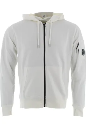 C.P. Company Sweatshirts & Hoodies, Heren, Wit, XL, Katoen, Witte Hoodie