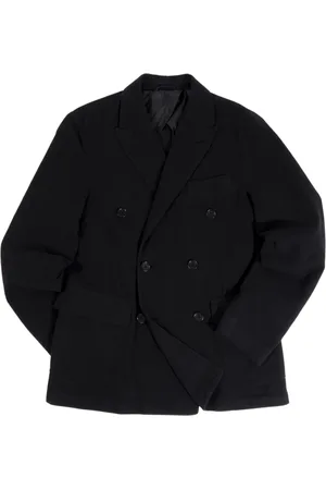 Aspesi Jassen, Dames, Blauw, M, Nylon, Double-Breasted Blazer