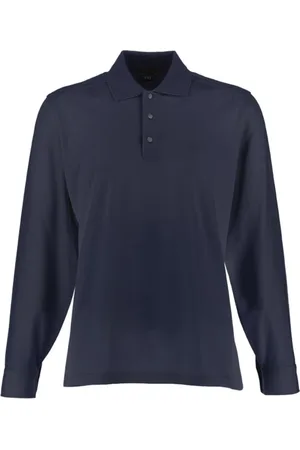 FAY Tops, Heren, Blauw, L, Stijlvolle T-shirts en Polos