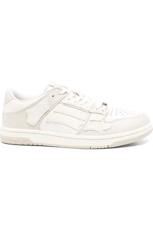 AMIRI Schoenen, Heren, , 41 EU, Leer, Leder Sneakers met Skelet Applicatie