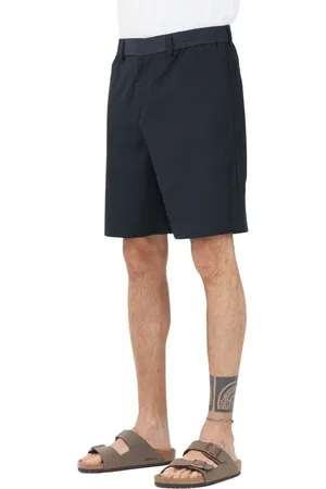 Armani Exchange Korte broeken, Heren, Blauw, W36, Polyester, Eenvoudige en functionele blauwe herenshorts