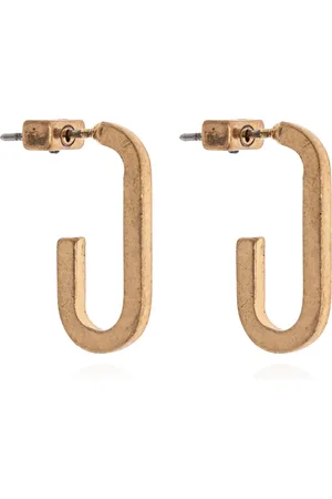 AllSaints Accessoires, Dames, Geel, ONE Size, Oorbellen van messing