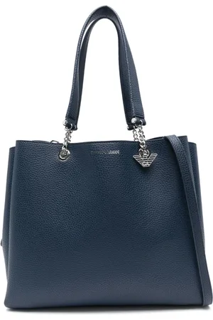 Emporio Armani Tassen, Dames, Blauw, ONE Size, Stijlvolle tassen met afneembare band