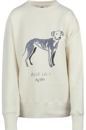 Autry Sweatshirts & Hoodies, Dames, Wit, XS, Katoen, Katoenen sweatshirt met print op de voorkant